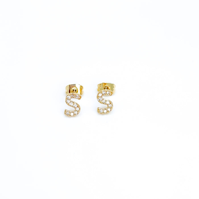 Meyer Initial Stud Earring by Jonesy Wood