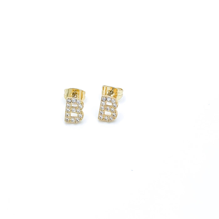 Meyer Initial Stud Earring by Jonesy Wood