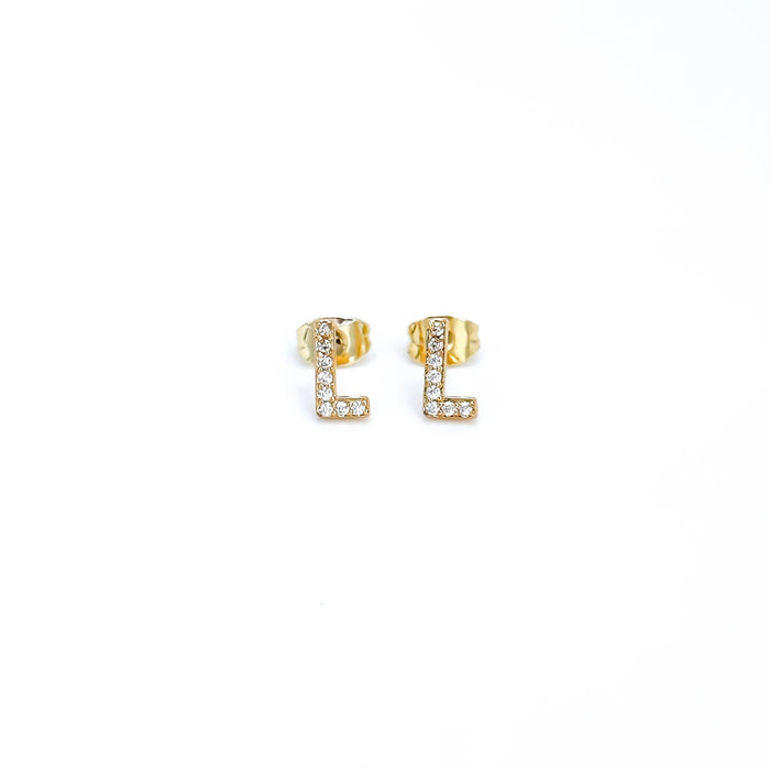 Meyer Initial Stud Earring by Jonesy Wood