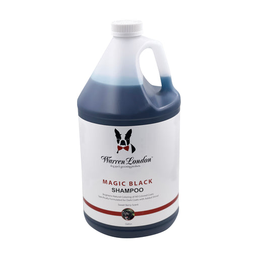 Warren London Magic Black Brightening Dog Shampoo - Professional Size Pet Shampoo & Conditioner