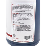 Warren London Magic Black Brightening Dog Shampoo - Professional Size Pet Shampoo & Conditioner
