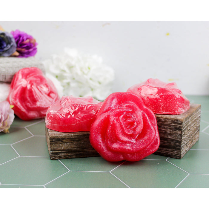 Sparkly Rose Aloe Soap