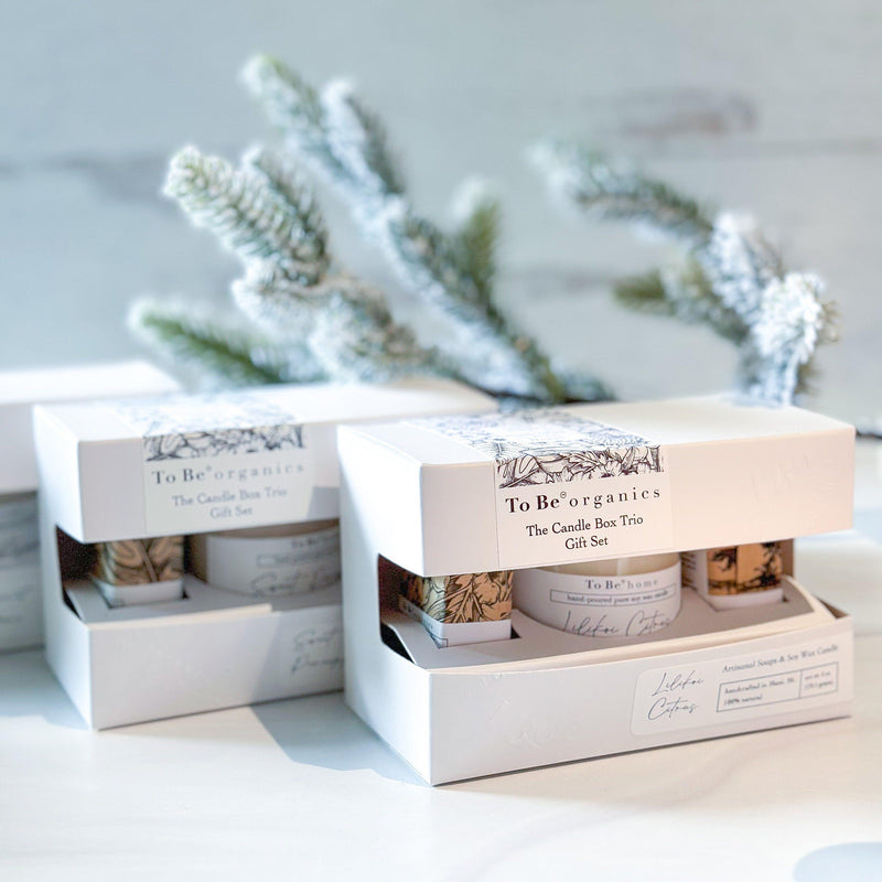 To Be Organics The Candle Box Trio Gift Set Gift Sets