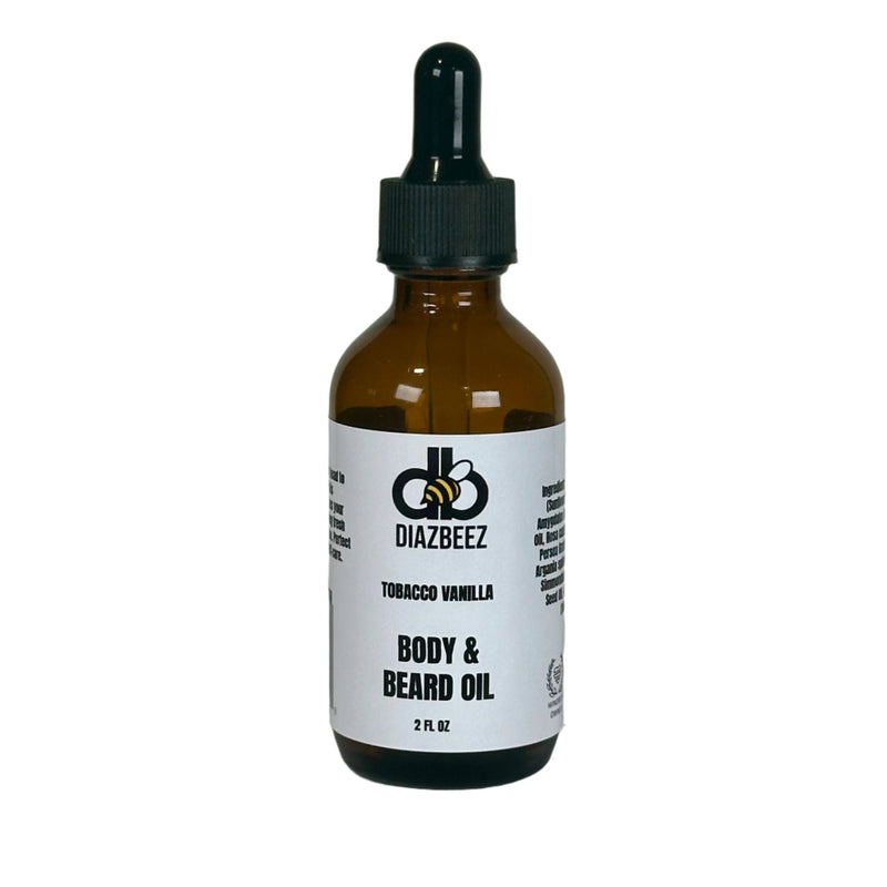 Diaz Beez Beard & Body Oil - Tobacco Vanilla Beard Oil