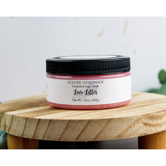 Holder Handmade - Love Letter Sugar Scrub 5.8oz - 10oz