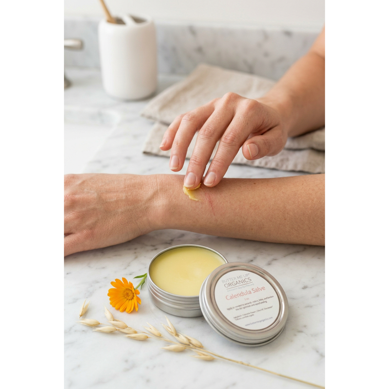 Butter Me Up Organics Calendula Balm Body Lavender