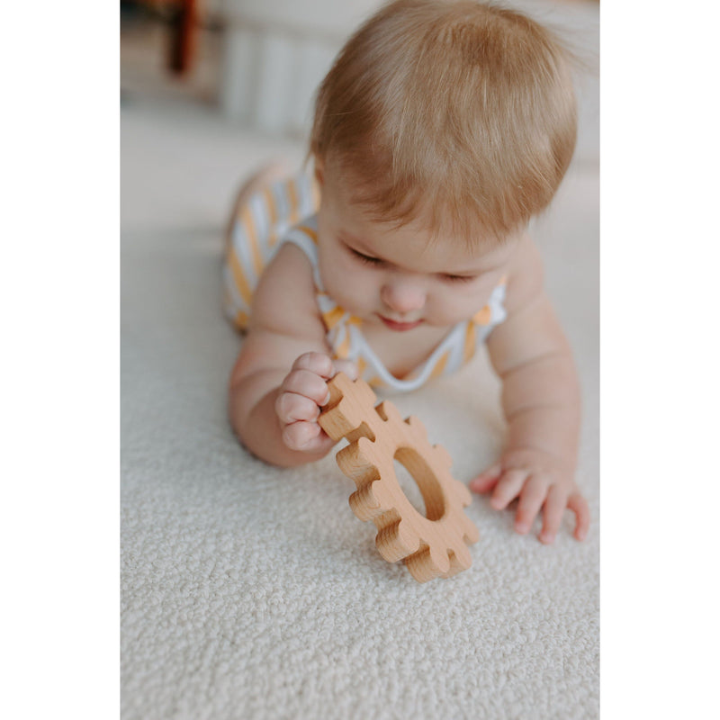 Be A Heart Baby's First Rosary Wooden Teether Baby