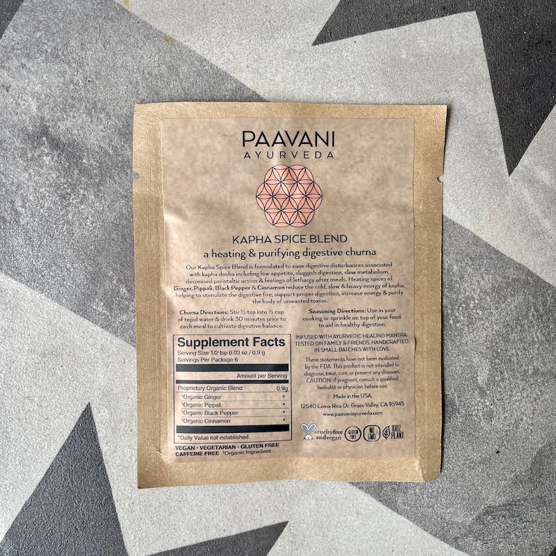 Paavani Ayurveda Spring Sampler Kit | Ayurvedic Set for Kapha Season