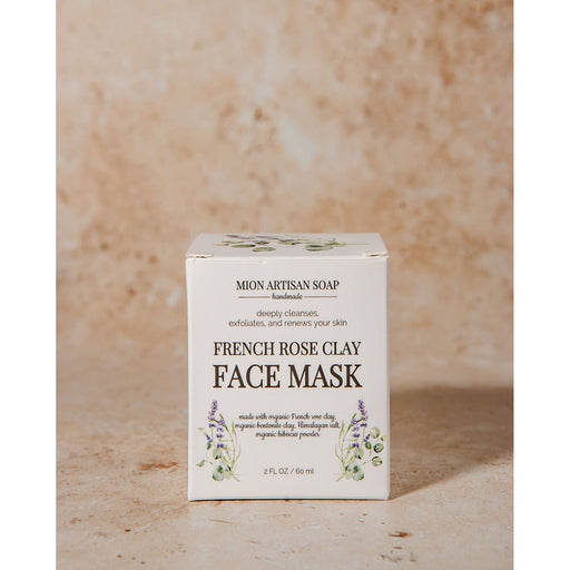 MION Artisan Soap Co. French Rose Clay Face Mask | Tone, Clear, and Detox