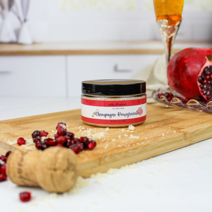 Champagne Pomegranate Sugar Scrub 4oz - 8oz