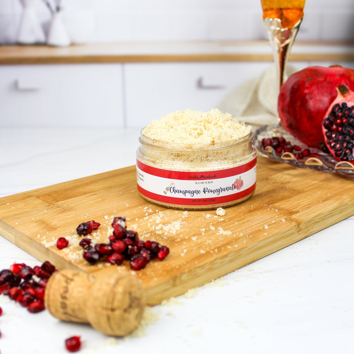 Champagne Pomegranate Sugar Scrub 4oz - 8oz