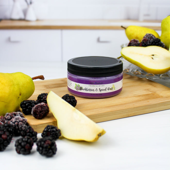 Blackberries & Spiced Pear Sugar Scrub 5.8oz - 10oz