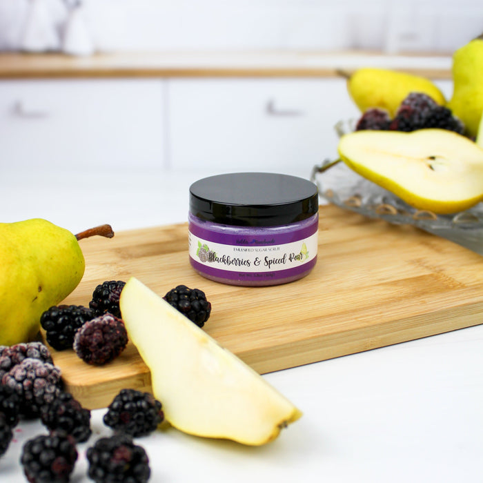 Blackberries & Spiced Pear Sugar Scrub 5.8oz - 10oz