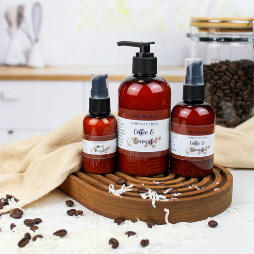 Holder Handmade - Coffee and Coconut Espresso Lotion 2oz - 4oz - 8oz