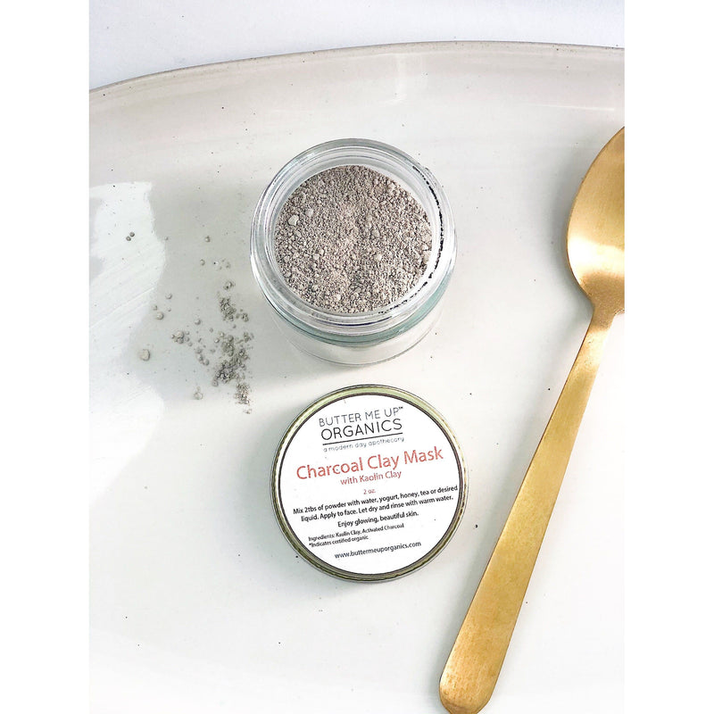 Butter Me Up Organics Organic Charcoal Mask / Activated Charcoal Mask Face