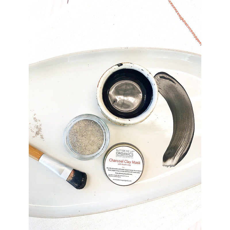 Butter Me Up Organics Organic Charcoal Mask / Activated Charcoal Mask Face