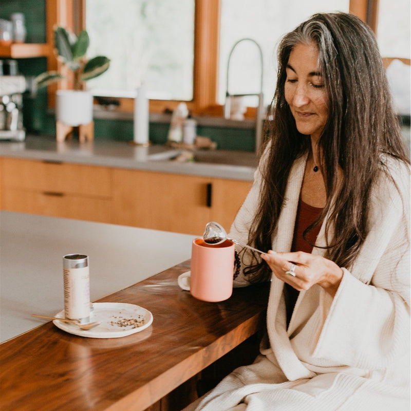 Paavani Ayurveda Heart Tea Infuser | Stainless Steel Strainer for Loose-Leaf Tea Rituals simple