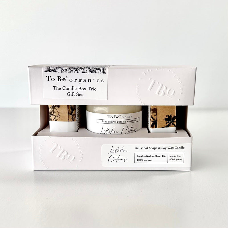 To Be Organics The Candle Box Trio Gift Set Gift Sets