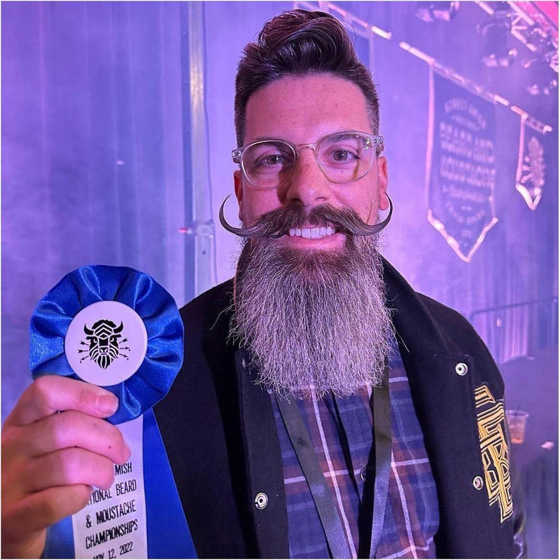 Educated Beards Educated Beards Balsam Fir Moustache Wax 15ml Moustache Wax Slate Blue