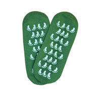 By Robin Creations New! Terry Cloth Non-Skid & Silicone Gel Moisturizing Socks for Cracked Heels & Feet Silicone Moisturizing Gloves