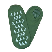 By Robin Creations New! Terry Cloth Non-Skid & Silicone Gel Moisturizing Socks for Cracked Heels & Feet Silicone Moisturizing Gloves