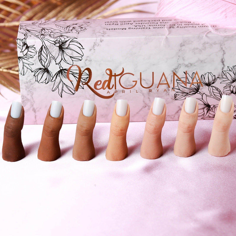 Red Iguana LLC Set of 7 Colors 3.0 Silicone Practice Thumbs kit