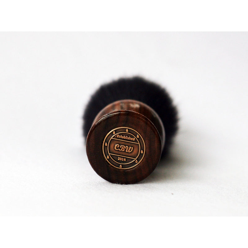 CreationsByWill Walnut Tuxedo shave Brush Lather Brush