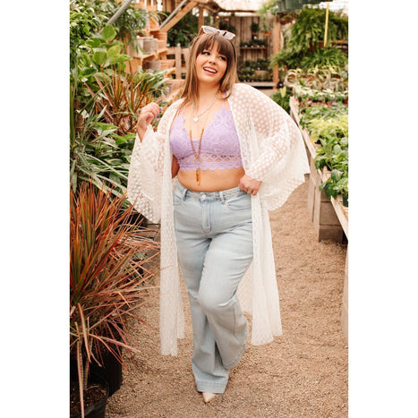 This is Love Bralette in Lavender