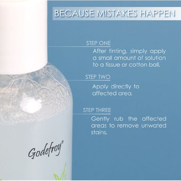 GodefroyBeauty GODEFROY STAIN REMOVER FOR EYELASH AND EYEBROW TINT Hair Color Removers