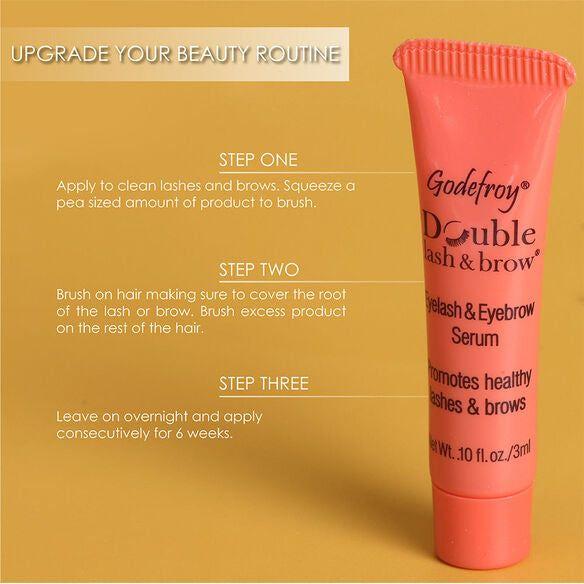 GodefroyBeauty GODEFROY DOUBLE LASH & BROW GROWTH SERUM Lash & Brow Growth Treatments