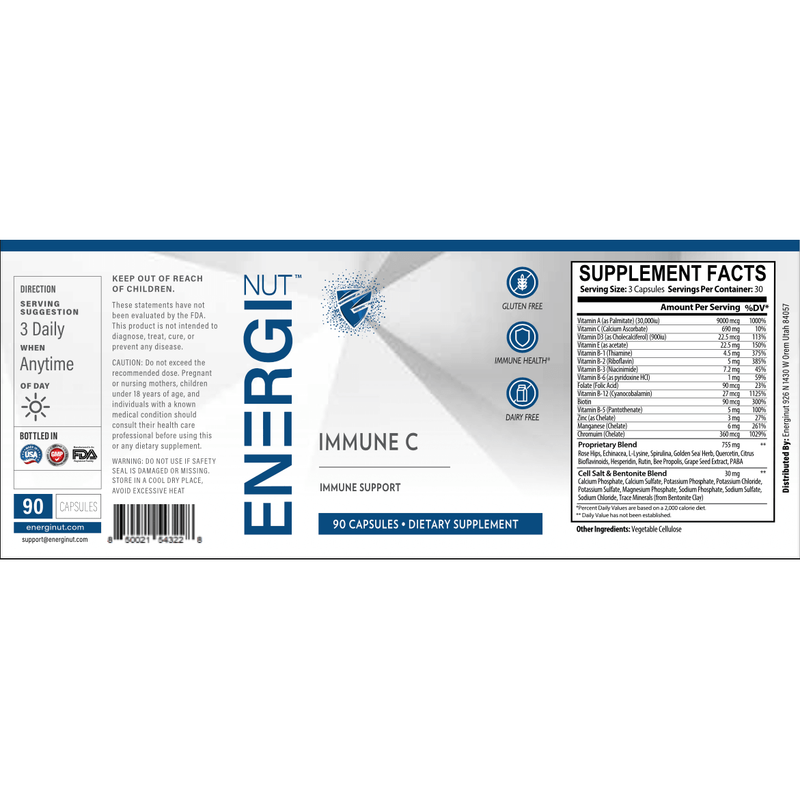 Energi Nutrition Immune C Supplement