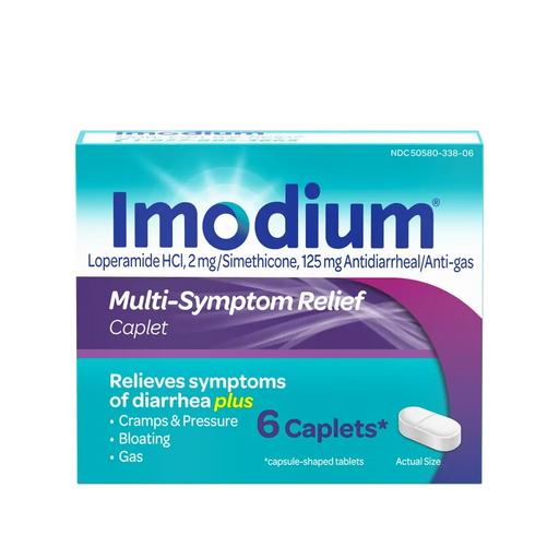 0 Imodium Multi-Symptom Caplets 6Ct Outdoor Living