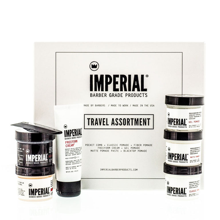 Imperial Barber Products Travel Assortment Bundle