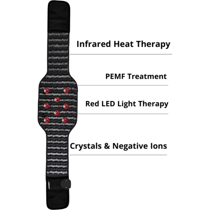 ZAQ Skin & Body - Vitalitywave Pro: The Ultimate Multifunctional Infrared Heat, Pemf, And Red Led Light Belt For Enhanced Wellness And Relaxation