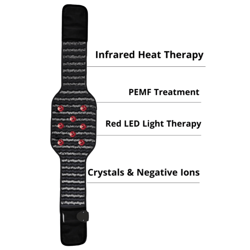 ZAQ Skin & Body REVA Multifunctional Infrared Heat, PEMF  Belt for Enhanced Wellness and Relaxation