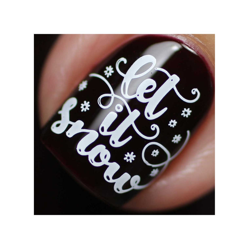 UberChic Beauty It's Beginning To Look A Lot Like Christmas (Christmas-06) Stamping Plate