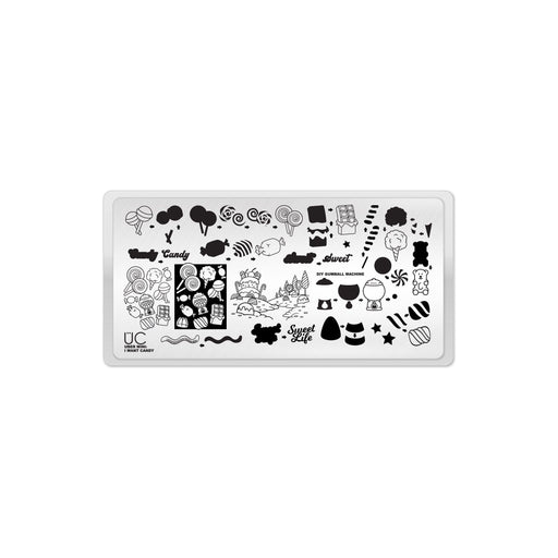 UberChic Beauty I Want Candy Stamping Plate