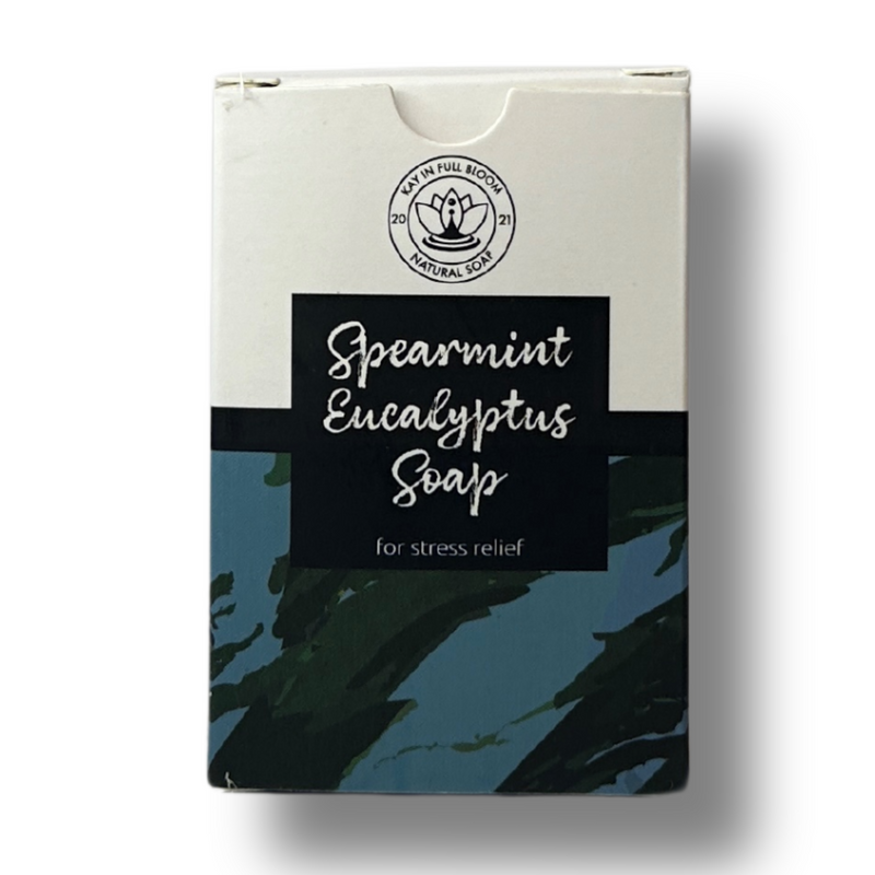 Kay in Full Bloom Stress Relief: Spearmint Eucalyptus Soap
