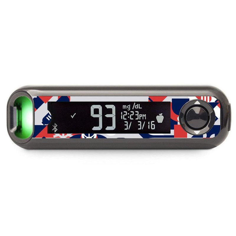 Peelz Ice Hockey Bayer Contour© Next One Glucometer Peelz/Stickers