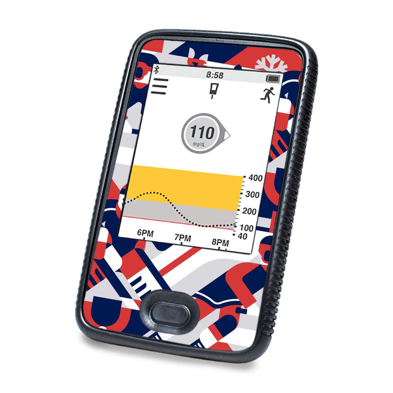 Peelz Ice Hockey DEXCOM G6 Touchscreen Receiver Peelz/Stickers