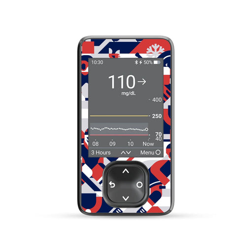 Peelz Ice Hockey DEXCOM G7 and Stelo and G6 Touchscreen Receiver Sticker Peelz/Stickers