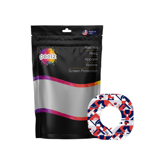 Peelz Ice Hockey Dexcom G7 and Stelo Patch Tape - Pump Peelz Patch Medical Tape