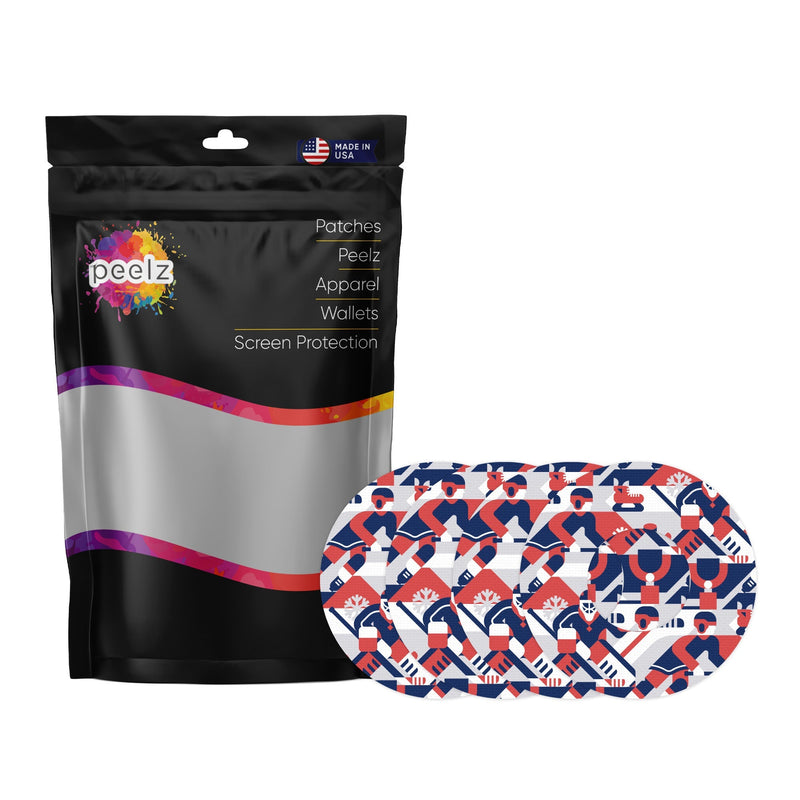 Peelz Ice Hockey Patch  Tape Designed for the FreeStyle Libre 2 Patch Medical Tape
