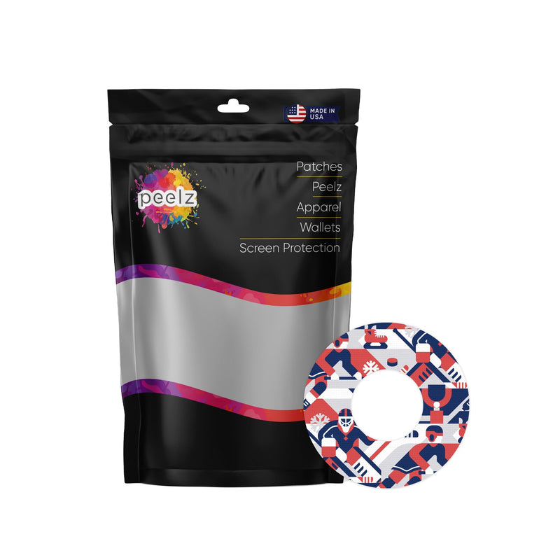 Peelz Ice Hockey Patch  Tape Designed for the FreeStyle Libre 2 Patch Medical Tape