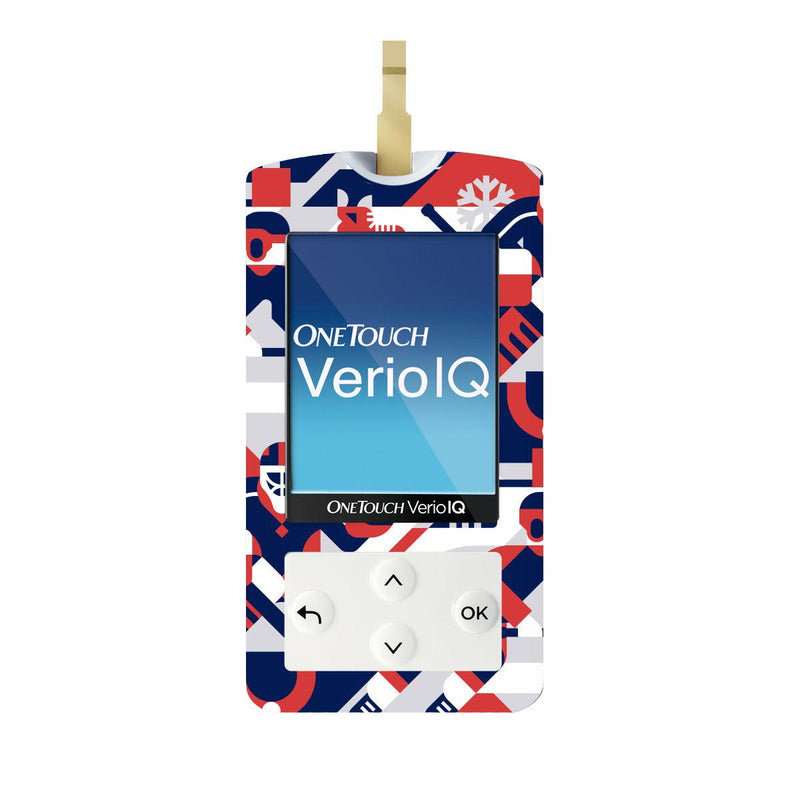 Peelz Ice Hockey for OneTouch Verio IQ Glucometer Peelz/Stickers