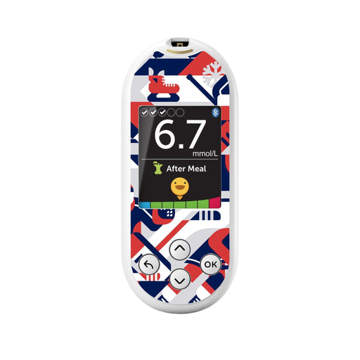 Peelz Ice Hockey for OneTouch Verio Reflect Glucometer Peelz/Stickers