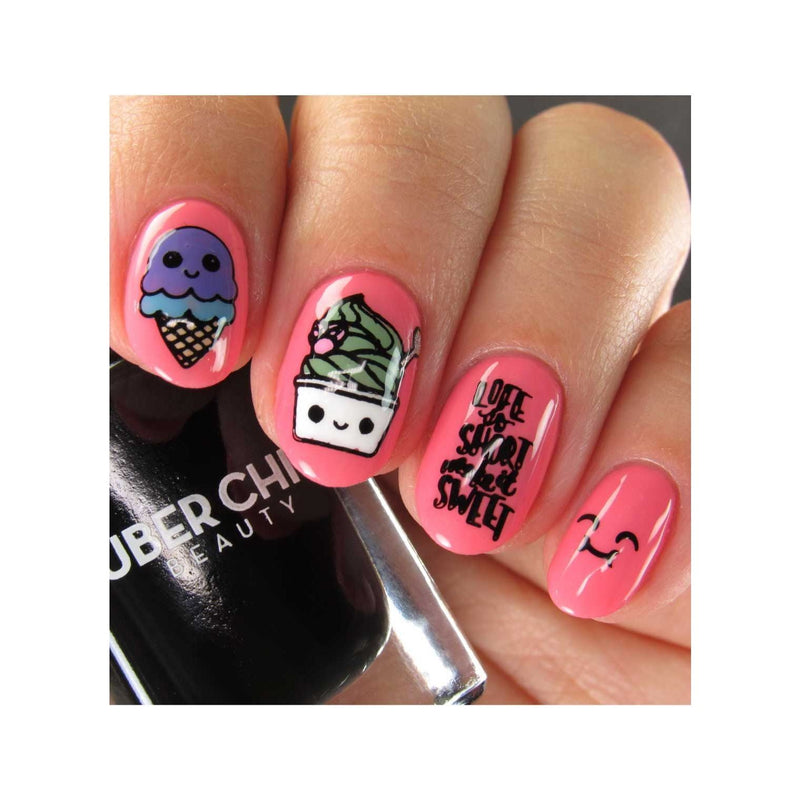 UberChic Beauty We All Scream For Ice Cream Stamping Plate