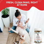 Warren London Deep Cleaning Paw Fizz Tablets - Soothes Itchy, Irritated Paws Spa Product