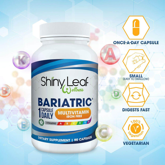 Shiny Leaf - Bariatric Multivitamin Iron-Free (Once-A-Day Vegetarian Capsule) Shiny Leaf