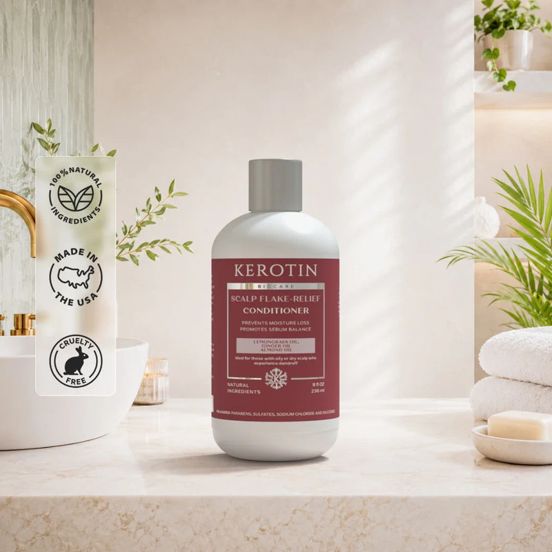 Kerotin Scalp Flake-Relief Conditioner Light Gray